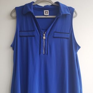 True Blue Statement Top